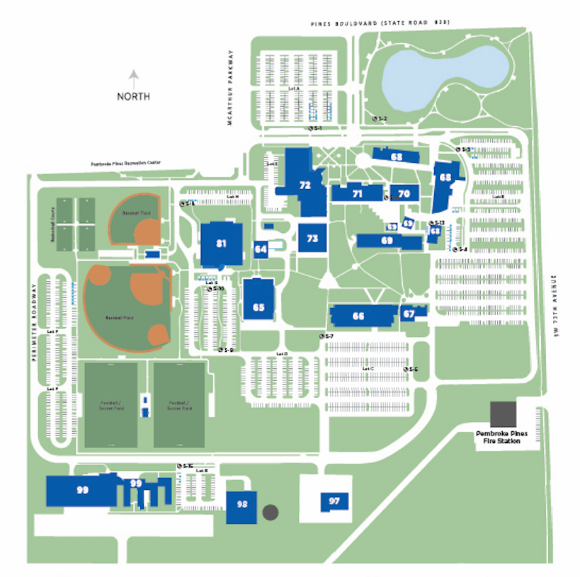 Broward College Campus Map – Map Vector
