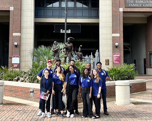 Three Student Government Members Posing for Photo